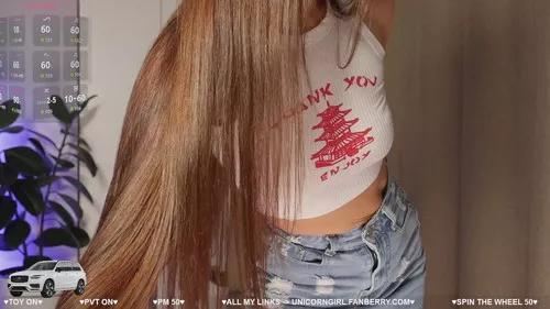 unicorngirl25 from Cherry is Freechat