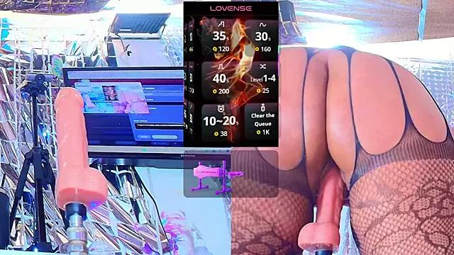 Mad beauty - checkout our excited streamers as they tease to their beloved melodies and slowly squirt for enjoyment to appease your wildest wishes.