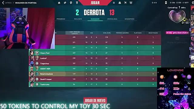 Mad beauty - checkout our excited streamers as they tease to their beloved melodies and slowly squirt for enjoyment to appease your wildest wishes.