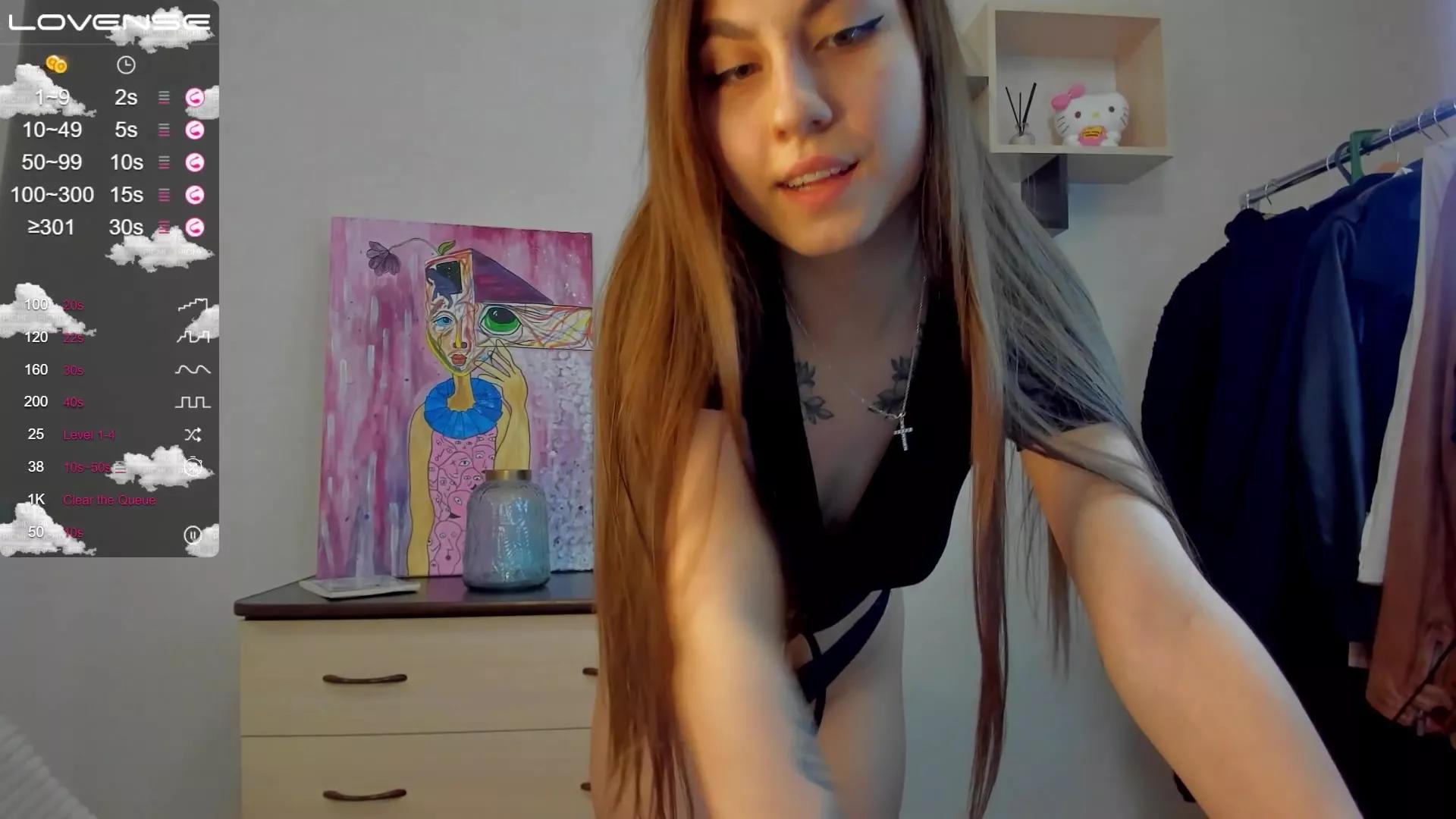 Mad beauty - checkout our excited streamers as they tease to their beloved melodies and slowly squirt for enjoyment to appease your wildest wishes.
