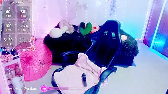 MilkyXSakura from StripChat is Freechat