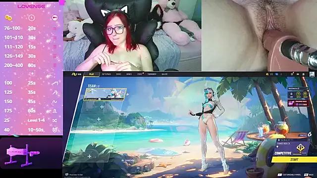 Mad beauty - checkout our excited streamers as they tease to their beloved melodies and slowly squirt for enjoyment to appease your wildest wishes.